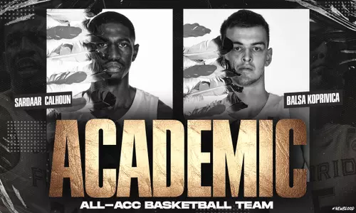 Calhoun, Koprivica Named to ACC Academic Basketball Team