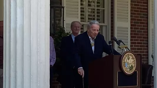 GOVERNOR RON DESANTIS PRESENTS BOBBY BOWDEN WITH INAUGURAL GOVERNOR’S MEDAL OF FREEDOM