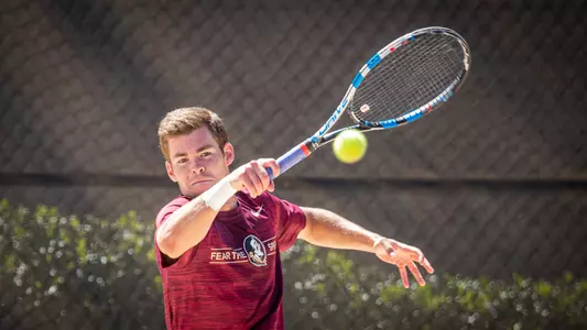 Wood’s Clutch Performance Clinches Men’s Tennis’ Victory Over FAU