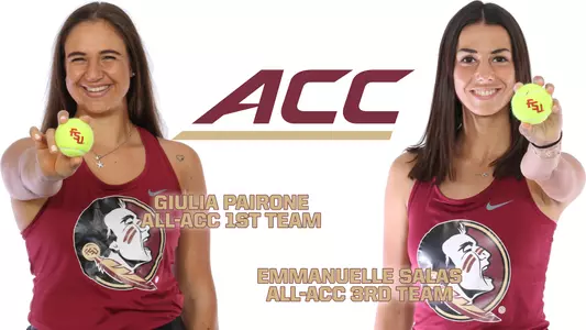 Pairone And Salas Selected To All-ACC Team
