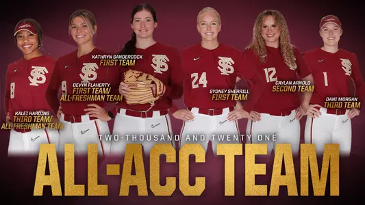 Softball Places Six on 2021 All-ACC Teams