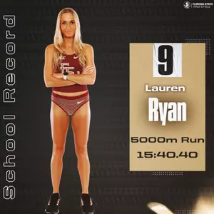 Ryan Breaks School Record in Boston