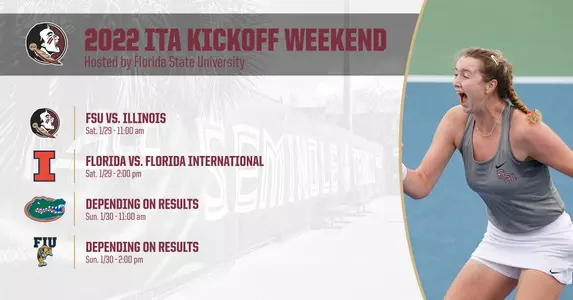 18th-Ranked Women Host ITA Kick-Off Weekend Saturday And Sunday