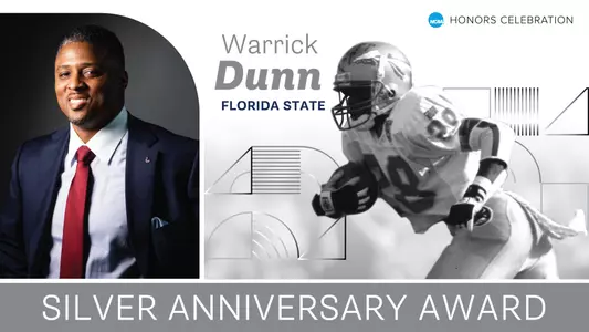Warrick Dunn Named NCAA Silver Anniversary Award Recipient