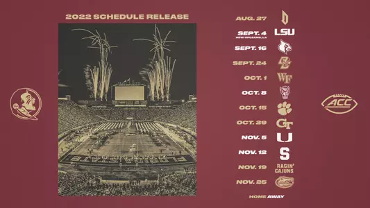 2022 Football Schedule Announced