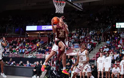 Men’s Basketball Falls at Boston College, 71-55