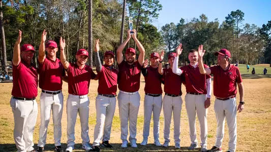 Men’s Golf Storms Back To Capture Mobile Bay Championship