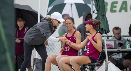 Beach Volleyball Wins Final Match of the Weekend