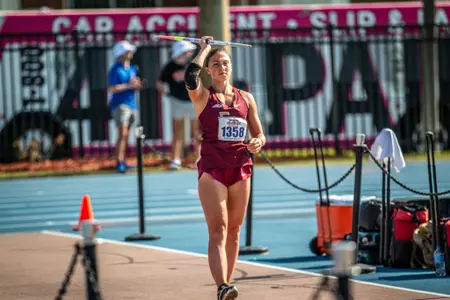 Zabarino Takes Javelin Title at Crimson Tide Invitational