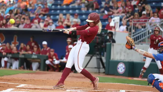 Softball Defeats No. 6 Florida 4-2 in 10 Innings