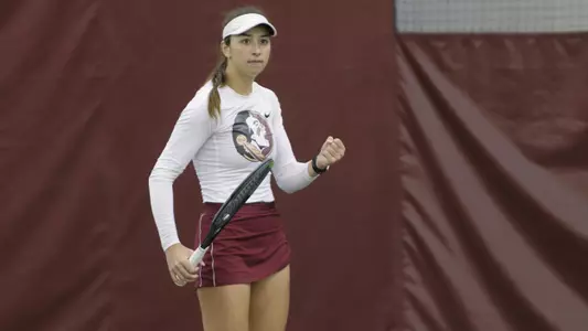 Hule Clinches Florida State Win Over Louisville for W. Tennis