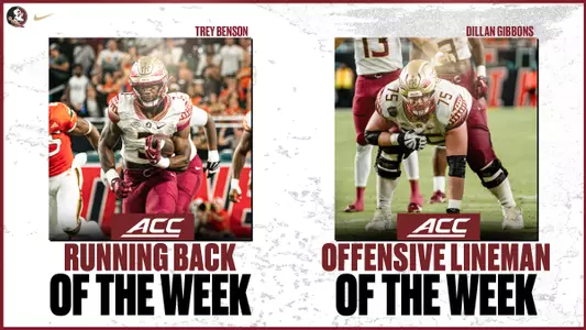 Benson, Gibbons Earn ACC Player of the Week Recognition