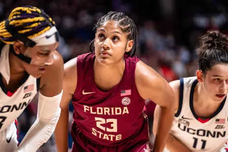 Noles Hang Tough But Fall at No. 9 UConn