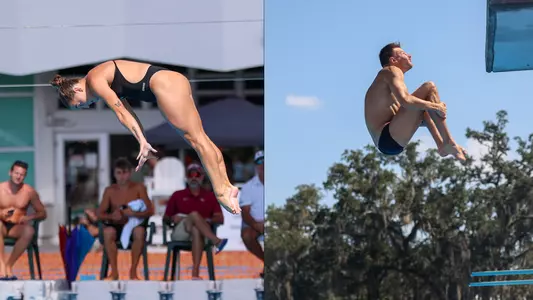 Abramowicz, Vear Named ACC Divers of the Week