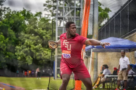 MILTON INGRAHAM WINS DISCUS AT AUBURN TRACK CLASSIC