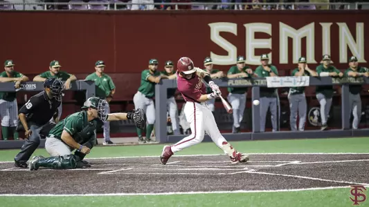 ??: Ferrer Leads Noles with Three Hits