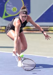 Arkadianou Battles In First Round of NCAA Singles Tournament