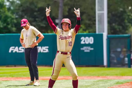 No. 3 Softball Picks Up 2-1 Victory Over Louisville on Senior Day