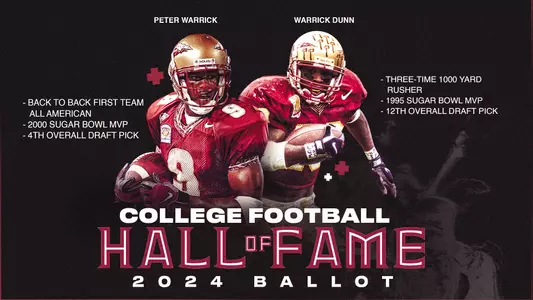 Dunn, Warrick On College Football HOF Ballot
