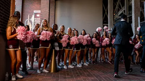 FSU Football vs UMass | 10/23/2021
Legacy Walk, Cheer, 
f/3.5 | 1/500/sec | ISO 800