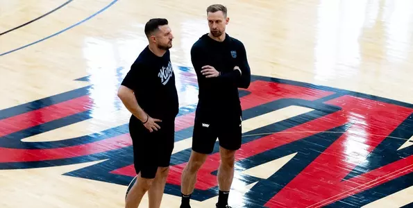 Luke and Deividas in NBA Summer League