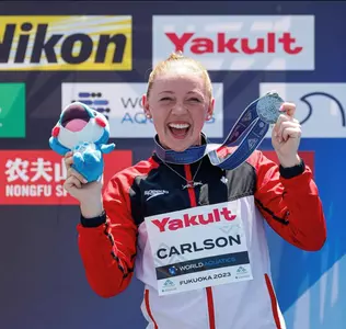 Carlson Highlights World Championships with Silver Image