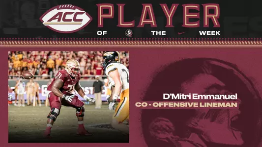 ACC Player of the Week September 11, 2023