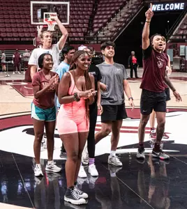 Fans at Open Practice