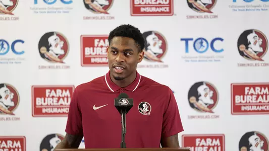 SPRING MEDIA AVAILABILITY - Malik Benson, TJ Ferguson, & Davonte Brown Image
