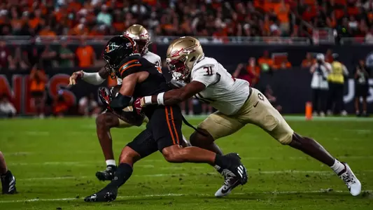 Seminoles Lose to No. 6 Miami Image