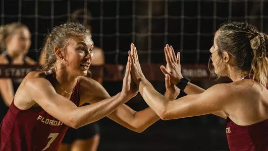 Karlee DeGroot & Addy White Garnet and Gold Scrimmage