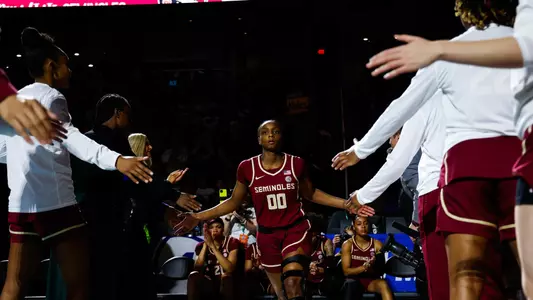 Florida State during the 2024 Ally ACC Women’s Basketball Tournament in Greensboro, N.C. Saturday March 9th, 2024 (Photo by Allie Lawhon/ACC)
