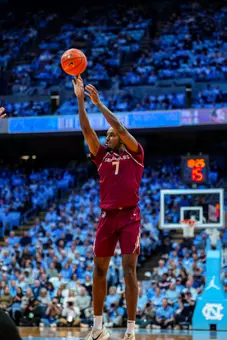 Wiggins' Records Second Career Double-Double in Florida State's Loss at North Carolina