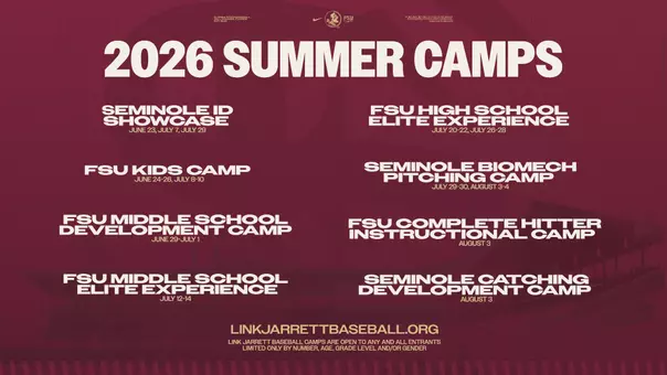Link Jarrett Baseball Camp 2026 Summer