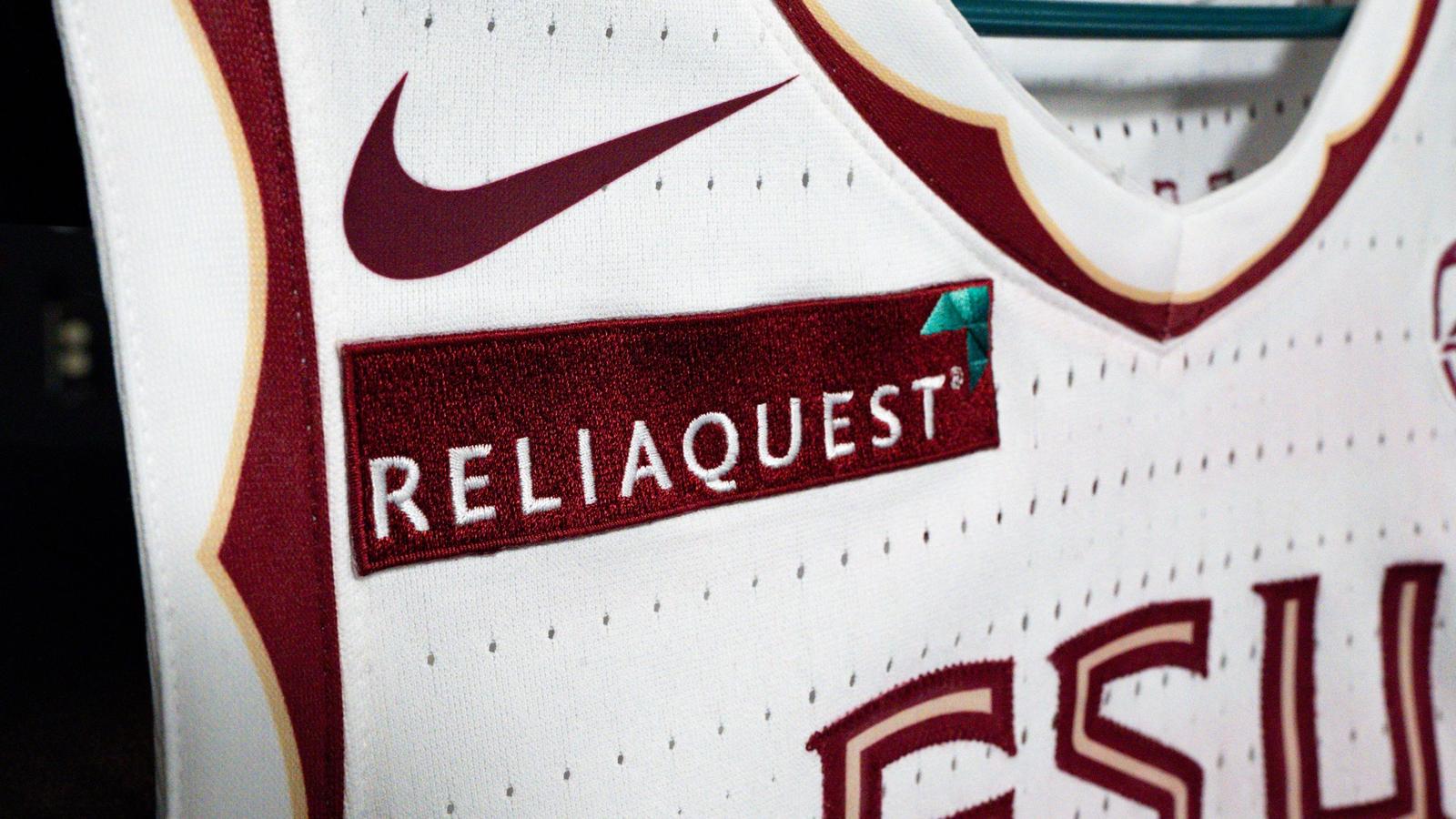 Official image for Florida State Men’s Basketball Names ReliaQuest Official Jersey Patch Partner