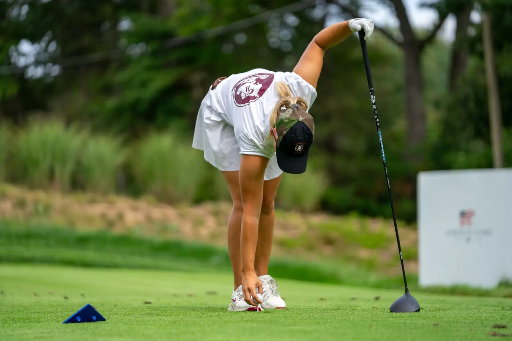 Florida State shot two-over 290 in round two of the Folds of Honor Collegiate, putting the Seminoles in third heading into the final round.