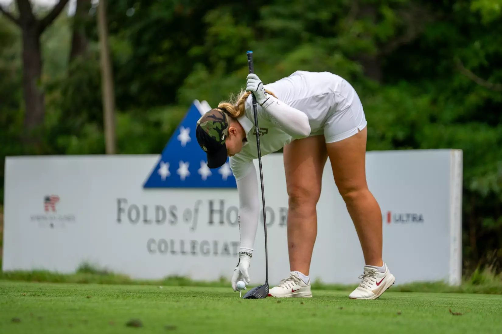 Florida State shot two-over 290 in round two of the Folds of Honor Collegiate, putting the Seminoles in third heading into the final round.