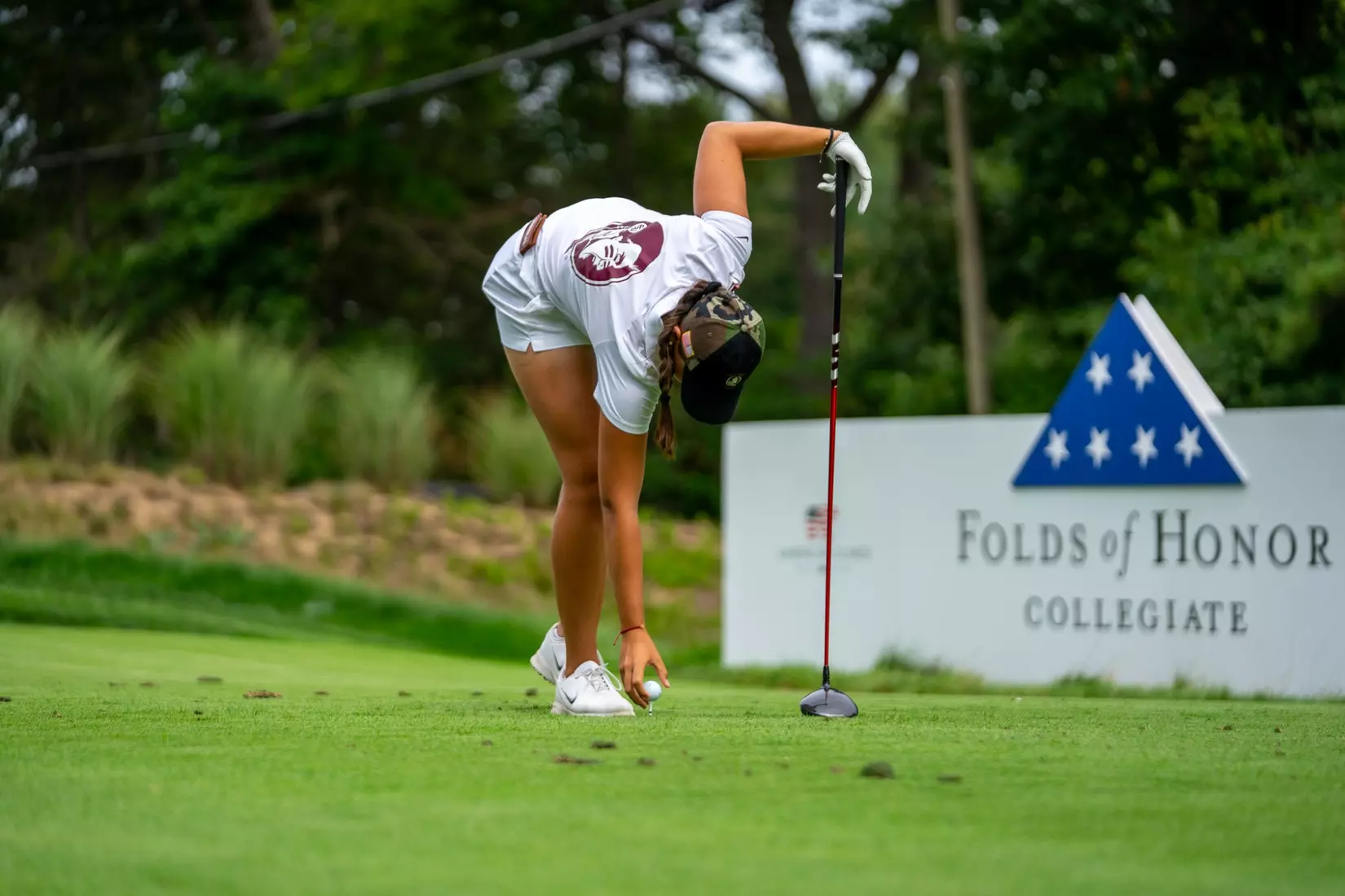Florida State shot two-over 290 in round two of the Folds of Honor Collegiate, putting the Seminoles in third heading into the final round.