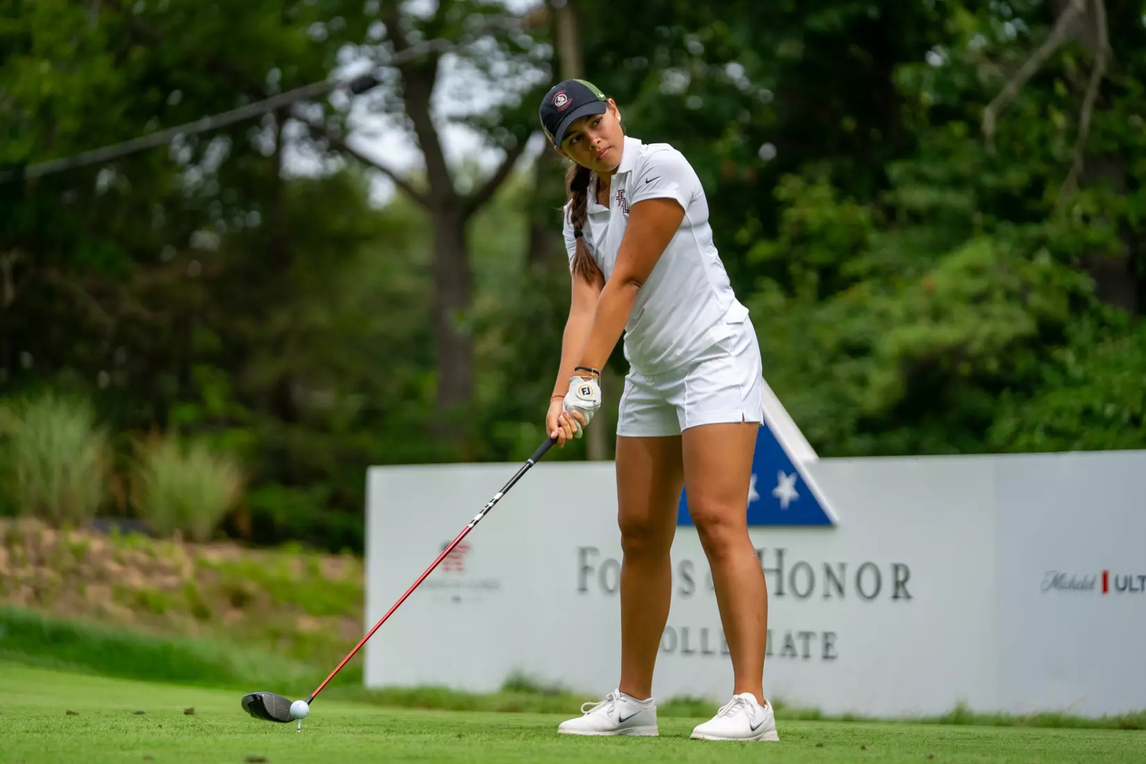 Florida State shot two-over 290 in round two of the Folds of Honor Collegiate, putting the Seminoles in third heading into the final round.