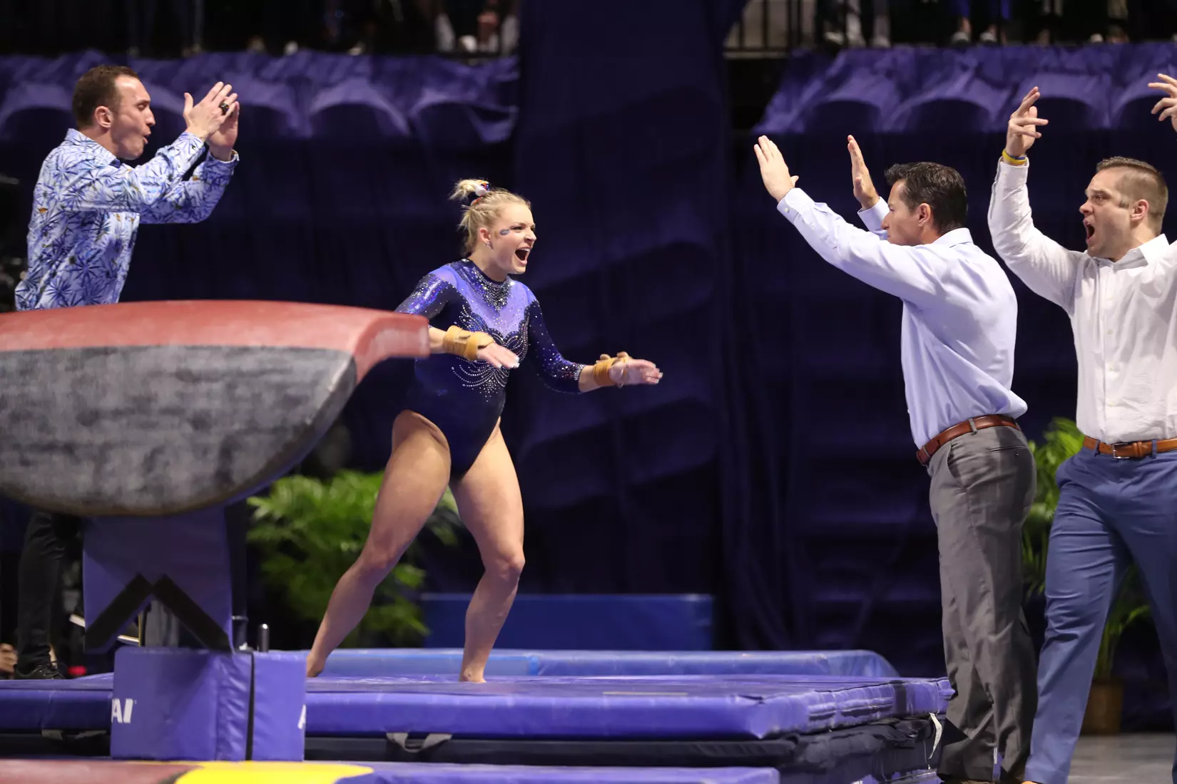 Scenes from the Gators' 198.375 - 197.775 win against the LSU Tigers