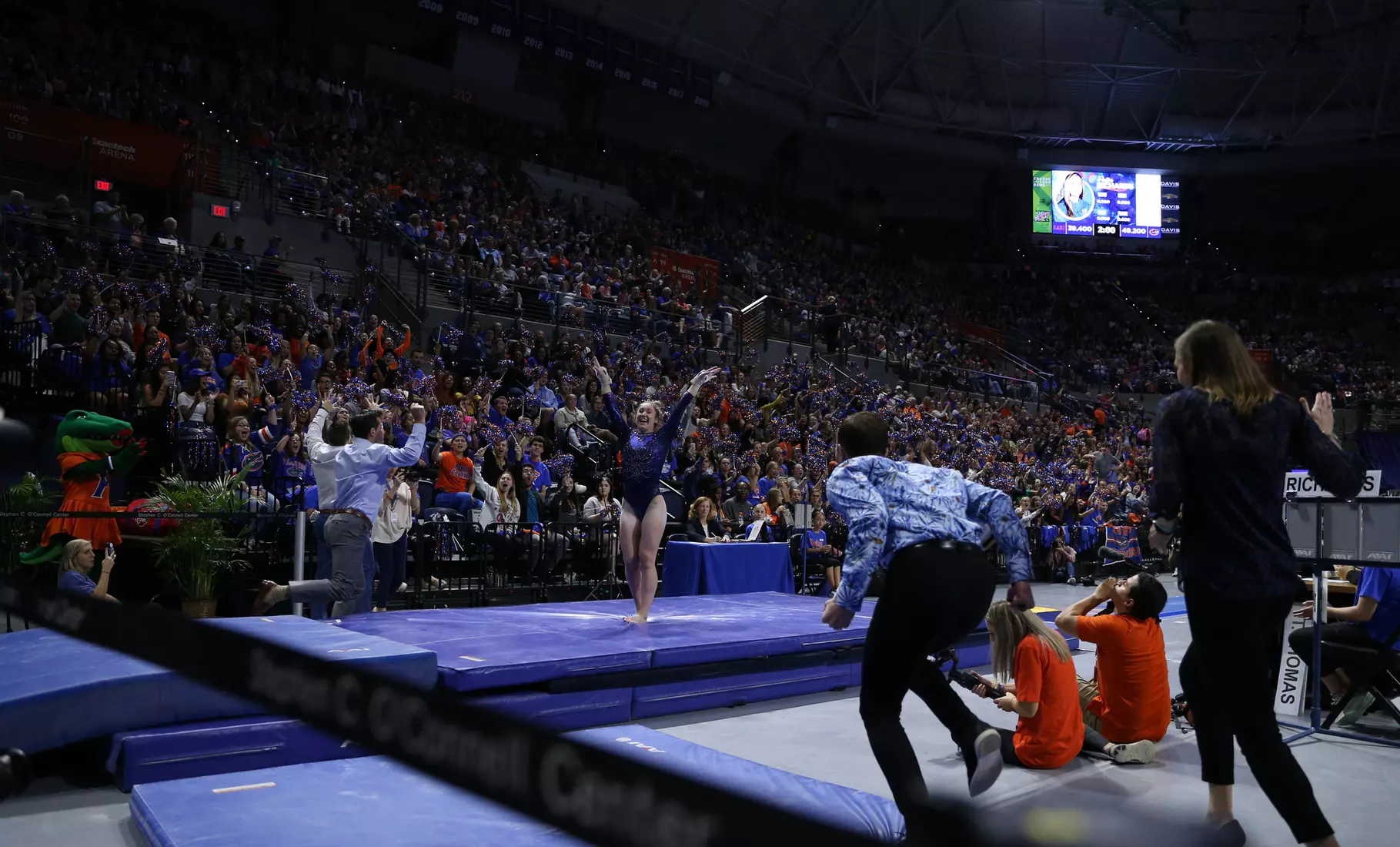 Scenes from the Gators' 198.375 - 197.775 win against the LSU Tigers