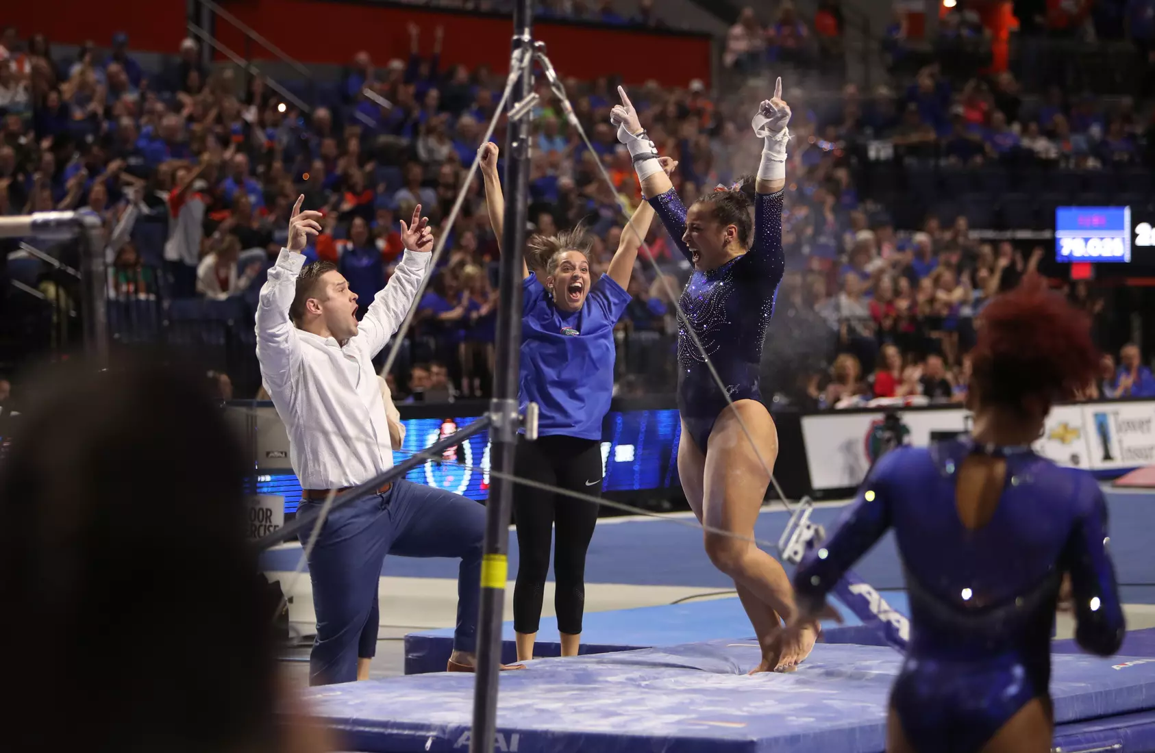 Scenes from the Gators' 198.375 - 197.775 win against the LSU Tigers