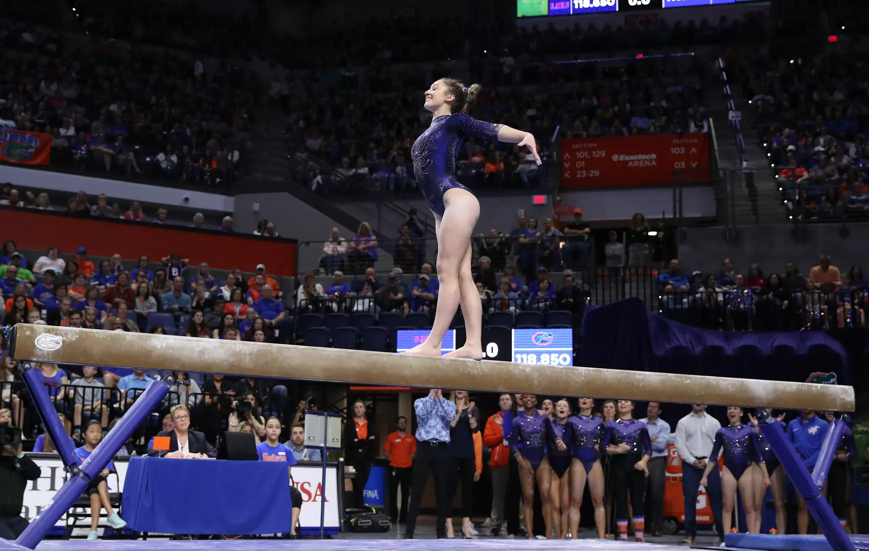 Scenes from the Gators' 198.375 - 197.775 win against the LSU Tigers