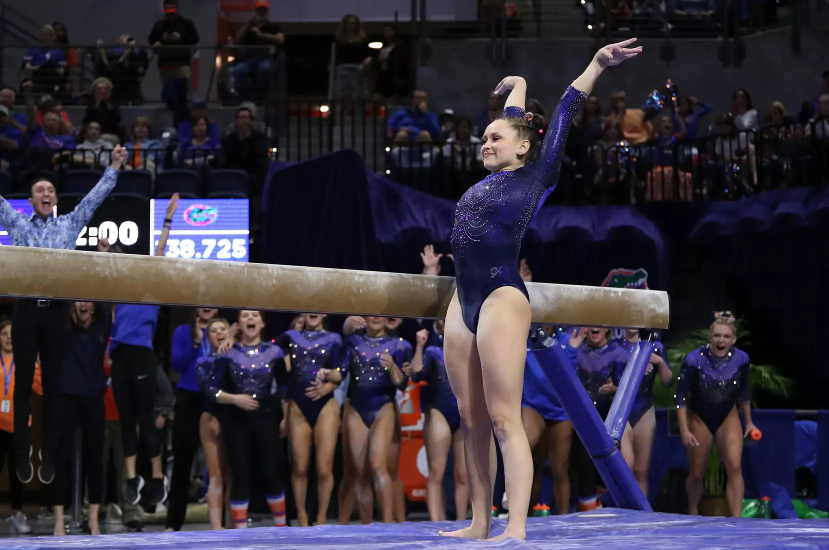 Scenes from the Gators' 198.375 - 197.775 win against the LSU Tigers