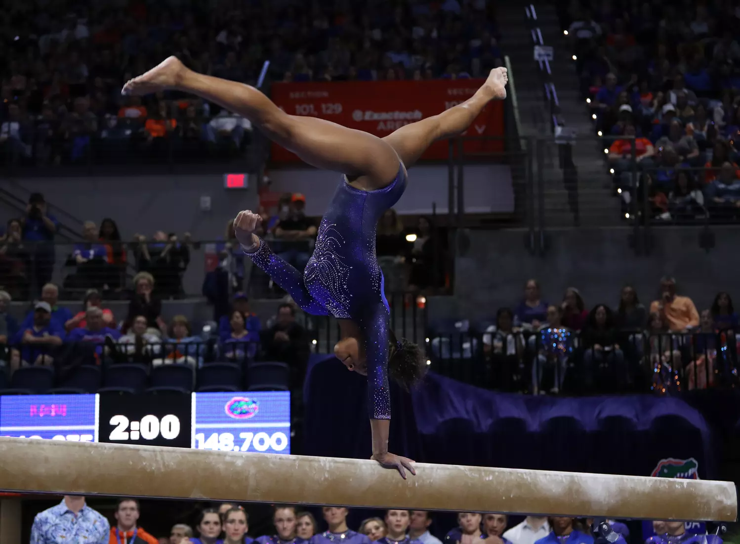 Scenes from the Gators' 198.375 - 197.775 win against the LSU Tigers