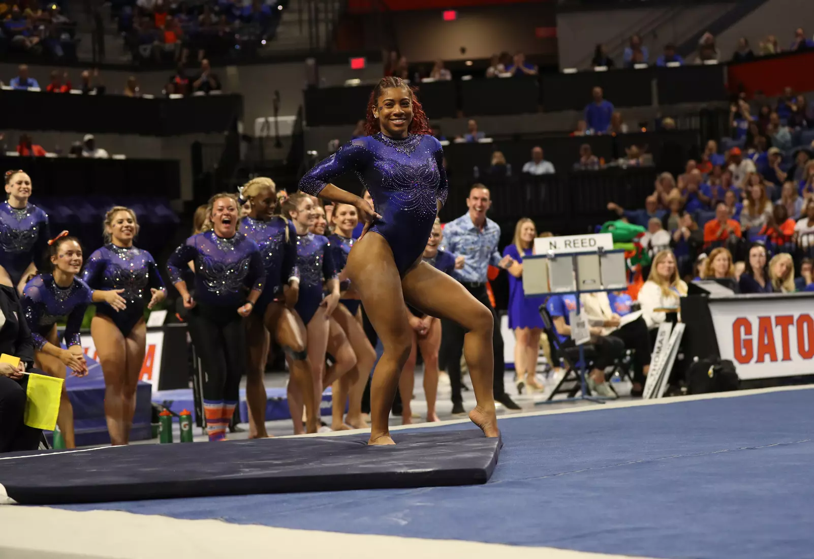 Scenes from the Gators' 198.375 - 197.775 win against the LSU Tigers
