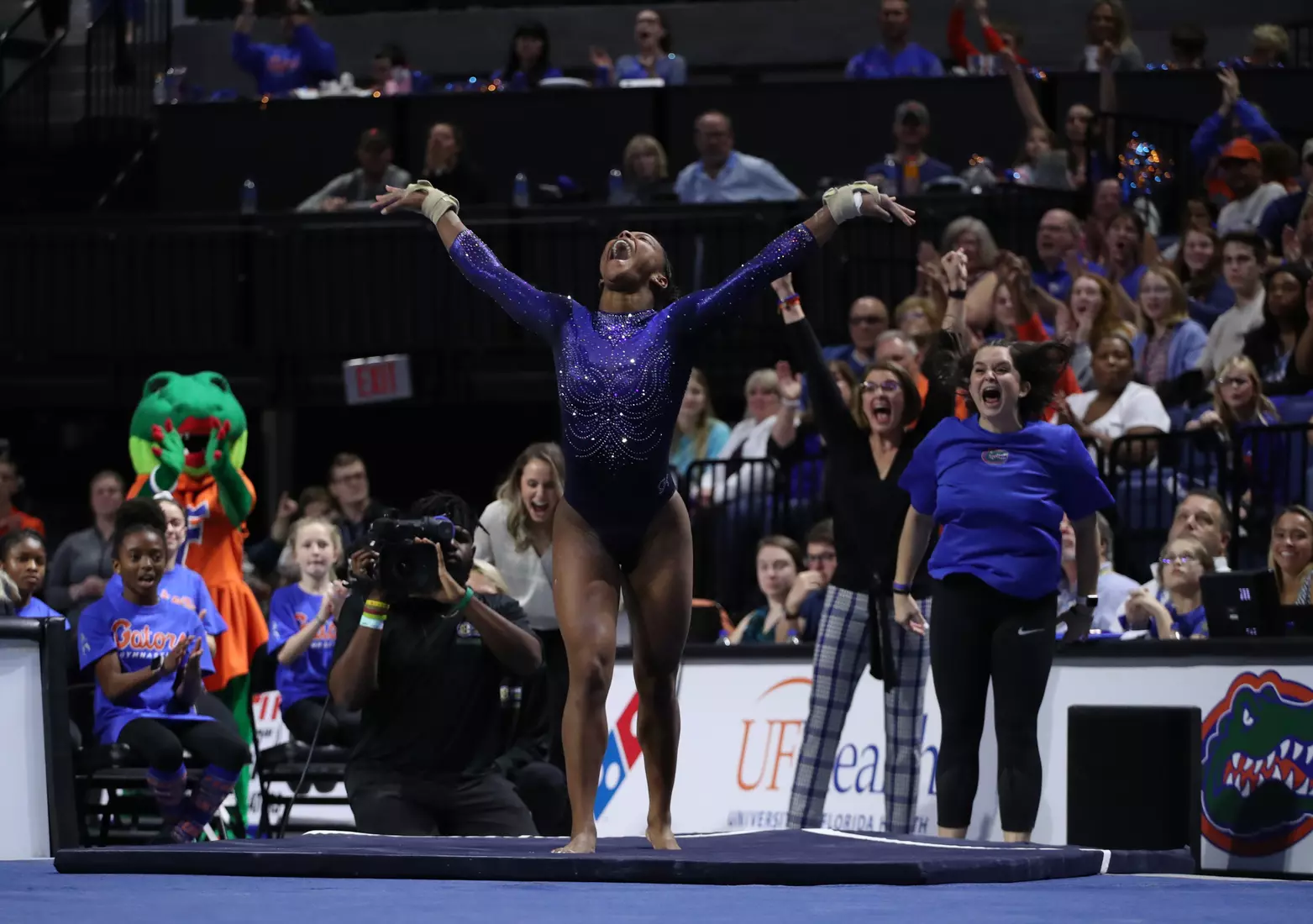 Scenes from the Gators' 198.375 - 197.775 win against the LSU Tigers