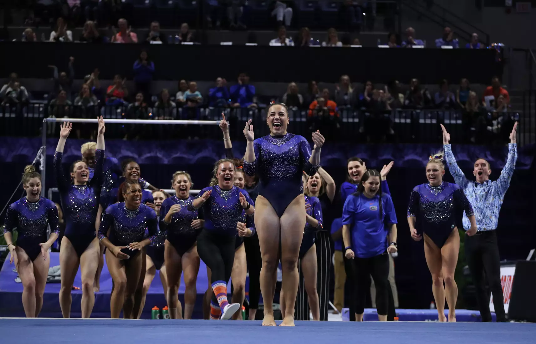 Scenes from the Gators' 198.375 - 197.775 win against the LSU Tigers