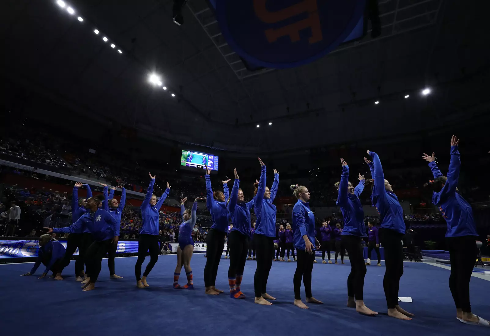 Scenes from the Gators' 198.375 - 197.775 win against the LSU Tigers