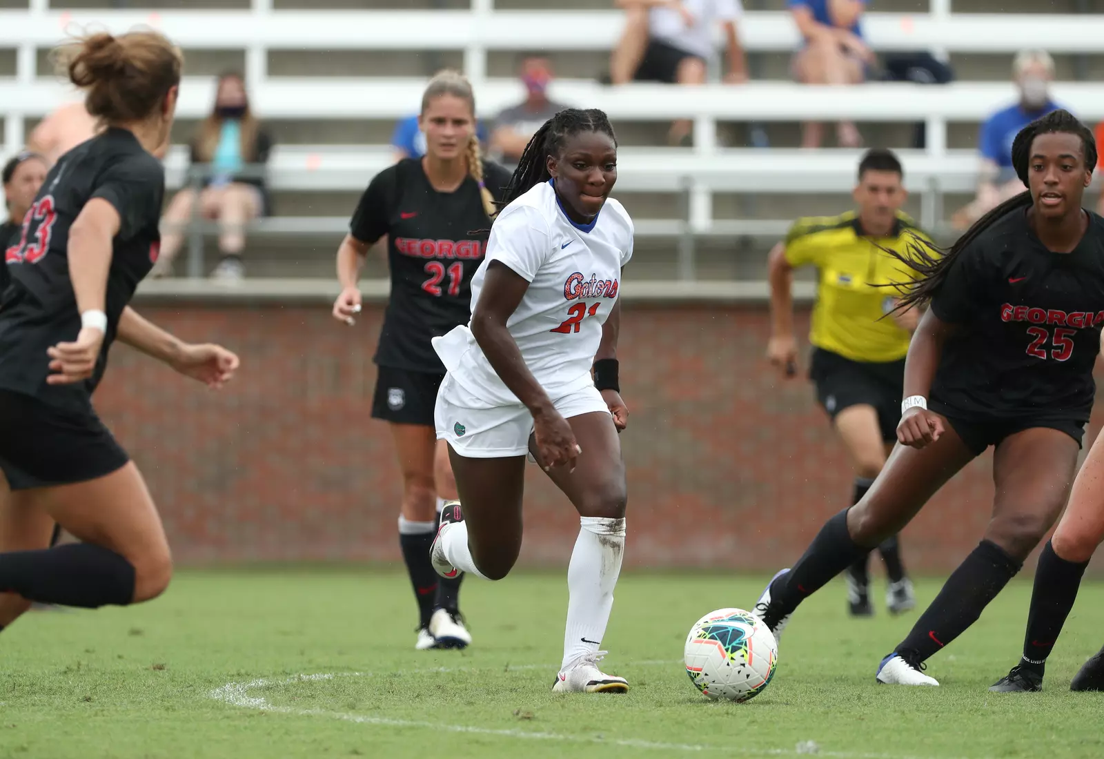 Scenes from the Gators' 1-1 tie versus Georgia on September 27, 2020 at Donald R. Dizney Stadium